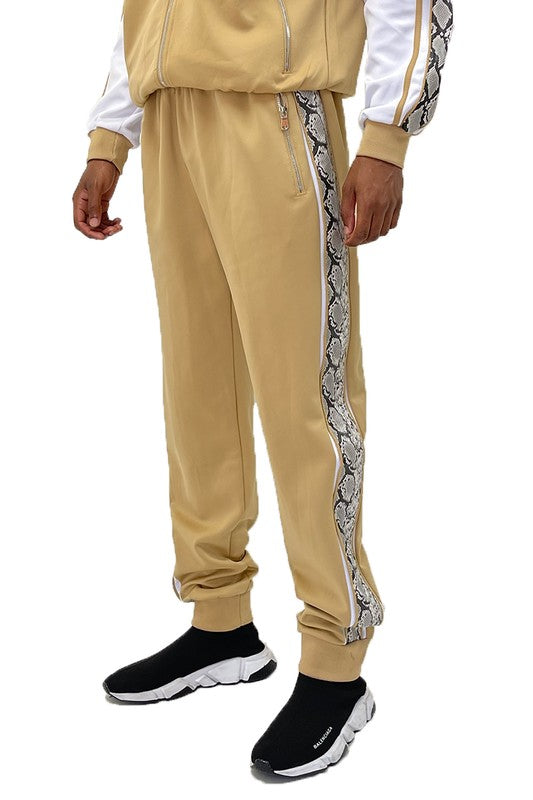 Snake Side Tape Jogger Pants