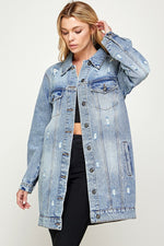 Distressed Denim Jacket