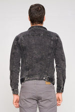 Vintage Black Denim Jacket