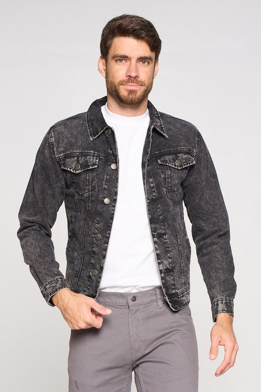 Vintage Black Denim Jacket