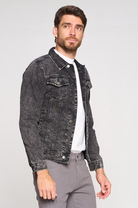 Vintage Black Denim Jacket