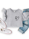 Heart Cross - Love Like Jesus Sweatshirt