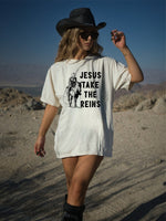 Jesus Take the Reins Tee