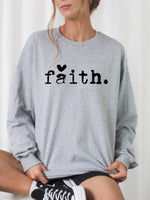 Faith Heart Sweatshirt