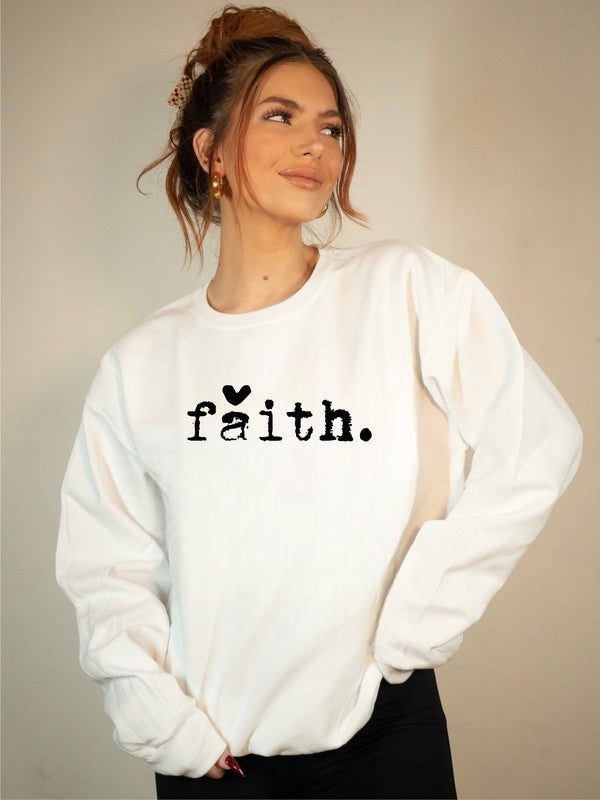 Faith Heart Sweatshirt