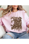 Jesus Face Gold Sequins Sweatshirt