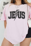 JESUS LIGHTNING GRAPHIC TEE