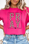 Pray Leopard Block Sweatshirt