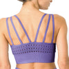 Purple Mesh Seamless Sports Bra - TWUMBAAH 