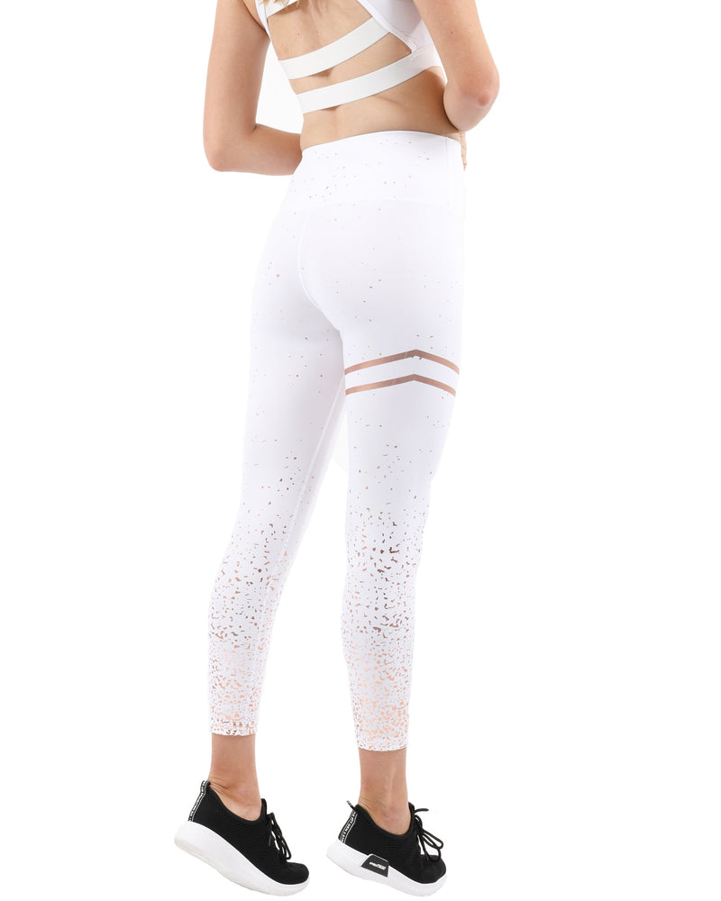 White Athleisure Leggings - TWUMBAAH 