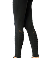 Low-Waist Ribbed Leggings - TWUMBAAH 