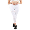 White Athleisure Leggings - TWUMBAAH 