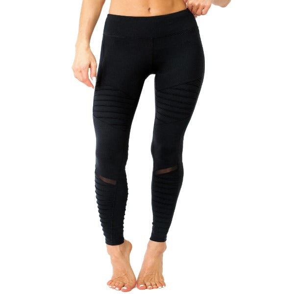 Low-Waist Ribbed Leggings - TWUMBAAH 