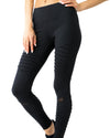 Low-Waist Ribbed Leggings - TWUMBAAH 