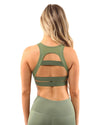 Olive Green Laguna Athleisure Set - TWUMBAAH 